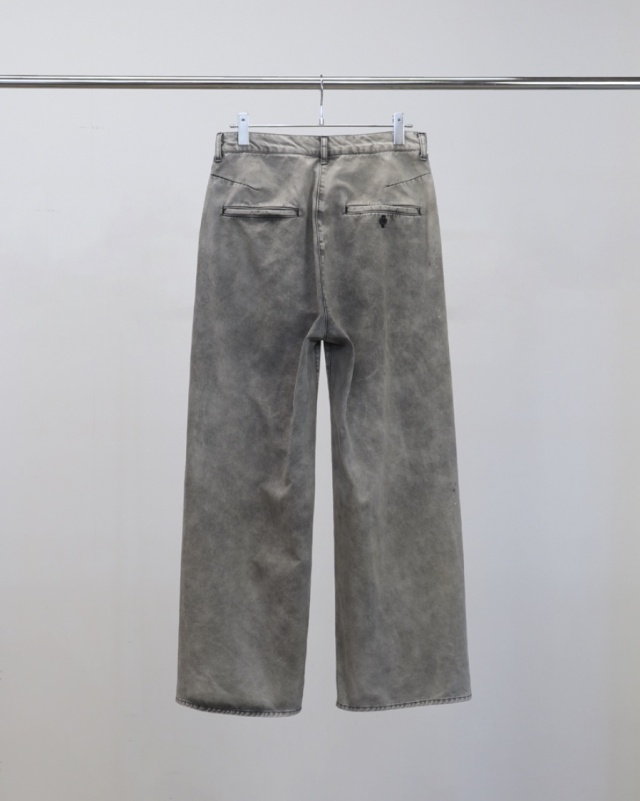 ANCELLM CHINO WIDE SLACKS BLACK サイズ2 CHINO WIDE SLACKS(BLACK) – ANCELLM