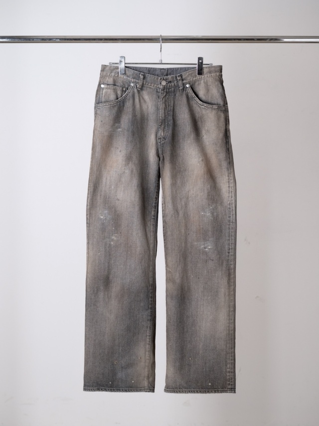 ANCELLM SHOE-CUT DENIM PANTS BLACK 通販ページ octavia[オクタヴィア]