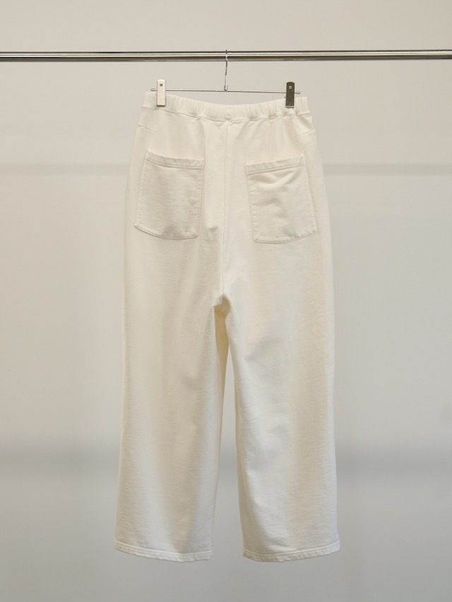 ANCELLM TUCK SWEAT PANTS WHITE 通販ページ octavia[オクタヴィア]