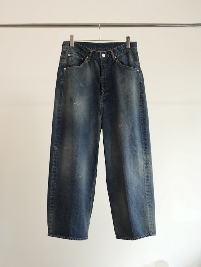 ANCELLM AGING WIDE 5P DENIM PANTS INDIGO 通販ページ octavia