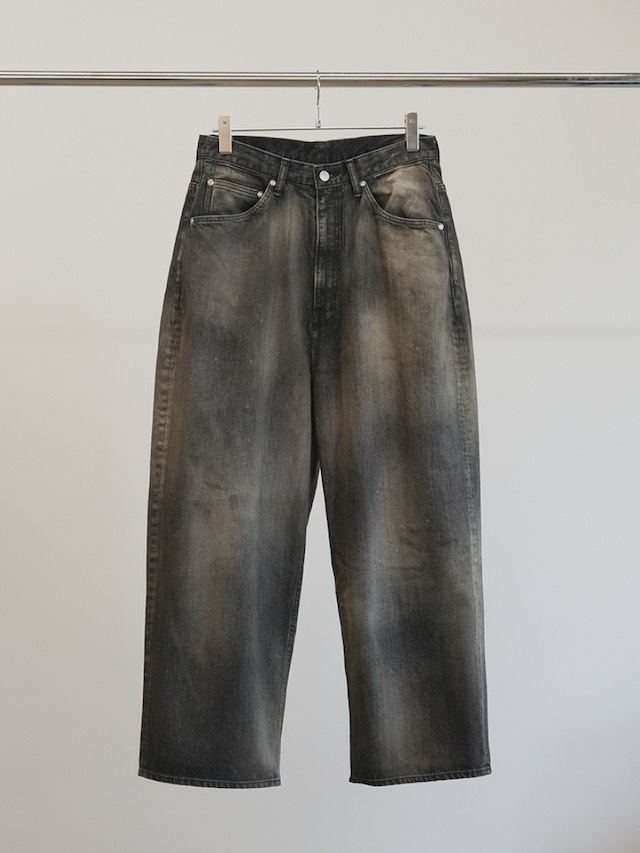 ANCELLM（アンセルム）】AGING TAPERED 5P DENIM PANTS –I