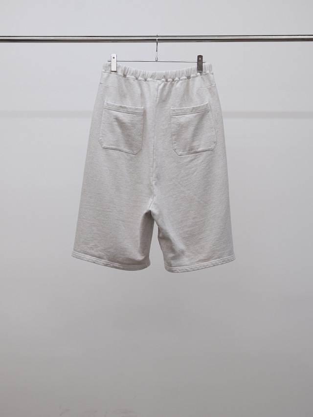 ANCELLM 3/4 TUCK SWEAT SHORTS ASH GRAY 通販ページ octavia