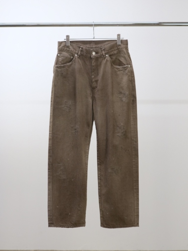 ANCELLM #02 AGING01 BROWN 2025AW ( テーパード )