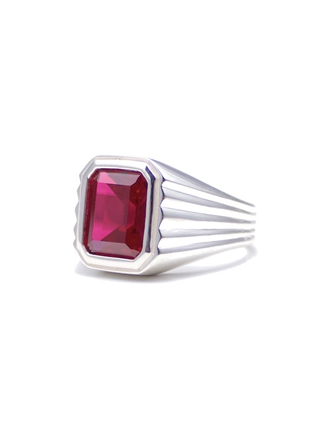 EPHEMERAL GANGSTER RING (RUBY)