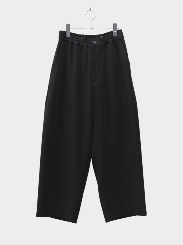 ROTOL FLUID RELAXED TROUSERS BLACK 2026SS