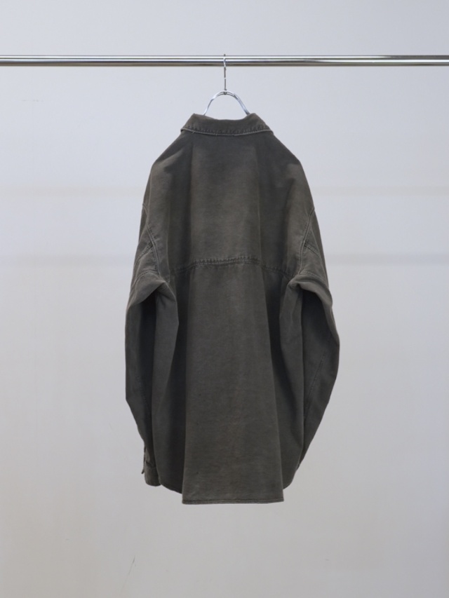 ANCELLM DENIM DRESS SHIRT BLACK 通販ページ octavia[オクタヴィア]