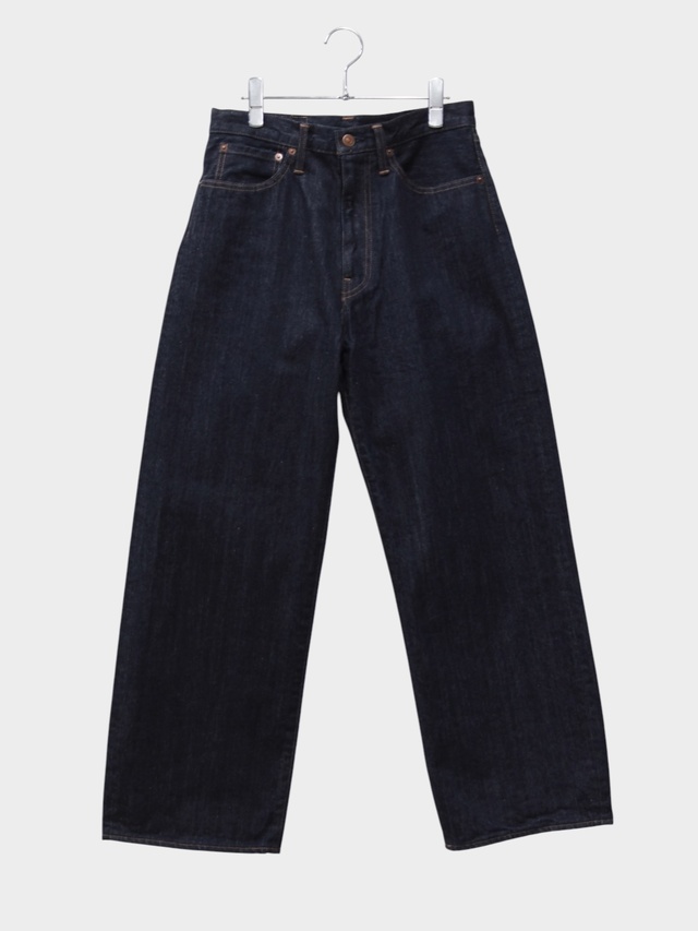 UNUSED WIDE DENIM PANTS INDIGO 2026AW