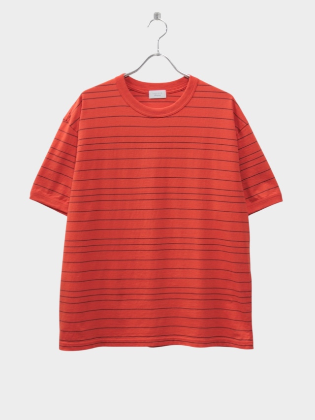 UNUSED BORDER SHORT SLEEVE T-SHIRT RED 2026SS