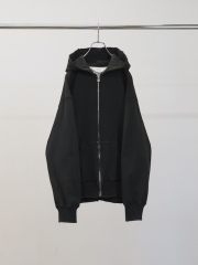 ANCELLM ZIP HOODIE BLACK 2026SS