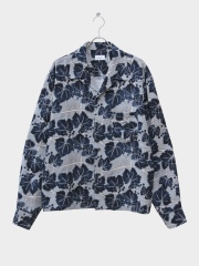 UNUSED LONG SLEEVE PRINT SHIRT GRAY 2026SS