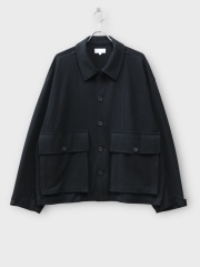 KANEMASA PHIL. 28G HIGH TWIST WORK JACKET BLACK 2026SS