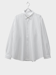 KANEMASA PHIL. 46G STRIPE ATMOSPHERE SHIRT WHITE 2026SS