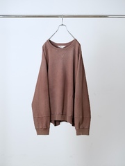 ANCELLM FLEECE-LINED SWEAT SHIRT MARRON 2026AW