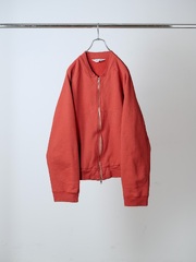 ANCELLM FLEECE-LINED SWEAT VARSITY SHIRT RED 2026AW