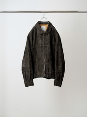 ANCELLM GEEP TUCK JACKET BLACK 2026AW