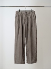 ANCELLM HAKEME WIDE SLACKS BROWN 2026AW