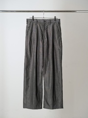 ANCELLM HAKEME WIDE SLACKS BLACK 2026AW