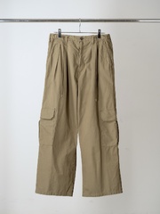 ANCELLM POPLIN CARGO PANTS OLIVE 2026AW