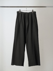 ANCELLM SWEAT SLACKS BLACK 2026AW