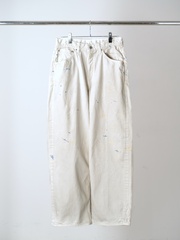 ANCELLM STRAIGHT WIDE DENIM PANTS G.WHITE 2026AW