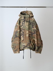 ANCELLM CAMO OVER HOODIE WOODLAND 2026AW