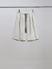 ANCELLM C/R DUCK SHORT PANTS WHITE 2026SS