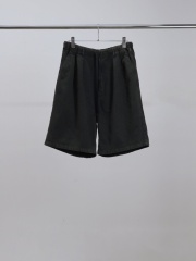 ANCELLM C/R DUCK SHORT PANTS BLACK 2026SS