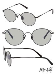 A.D.S.R. BONA 01 MATTE BLACK (Lt.GRAY)