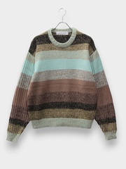 bal GRADATION STRIPE CREWNECK SWEATER POWDER BLUE 2026AW