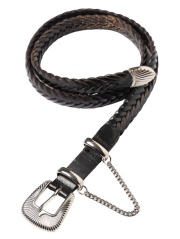 JIEDA WESTERN BELT BLACK 2026SS