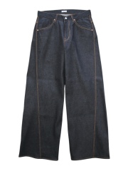 JIEDA 3D WORK DENIM INDIGO 2025AW