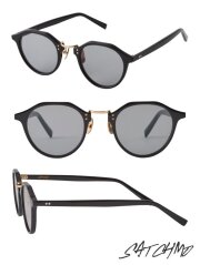 A.D.S.R. SATCHMO 01g SHINY BLACK/GOLD (Lt.GRAY)