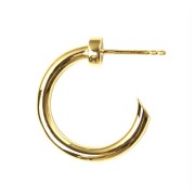 ephemeral STUD HOOP PIERCE GOLD