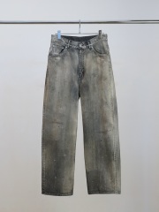 ANCELLM #01 MIDTAPERED 5P DENIM PANTS BLACK 2026SS