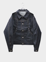 bal CURB POCKET DENIM JACKET RIGID INDIGO 2026SS