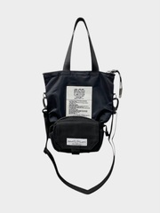 elephant TRIBAL fabrics Back in the Pouch BLACK 継続品番