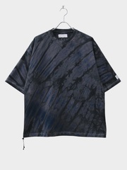 elephant TRIBAL fabrics TIE-DYE FAT T-SH DARK NAVY 2026SS
