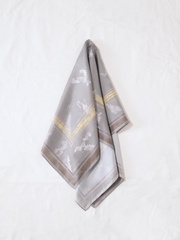ANCELLM SILK SCALF GRAY 2026AW