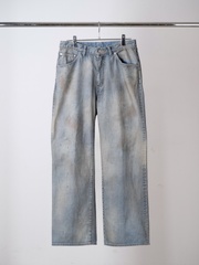 ANCELLM SHOE-CUT DENIM PANTS INDIGO 2026AW