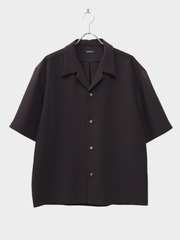 ROTOL FLUID OPEN COLLAR SHIRT BROWN 2026SS