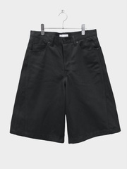 ROTOL TRIPLE SEAMS 6P DENIM SHORTS BLACK (RIGID) 2026SS