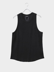 ROTOL SOFT WAFFLE TANK TOP BLACK 2026SS