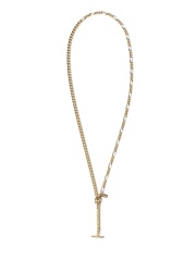 ephemeral THIN SWITCHING CHAIN NECKLACE GOLD