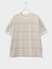 UNUSED BORDER SHORT SLEEVE T-SHIRT ECRU 2026SS