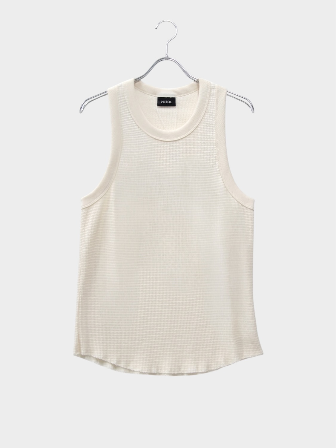 ROTOL SOFT WAFFLE TANK TOP CREAM 2026SS