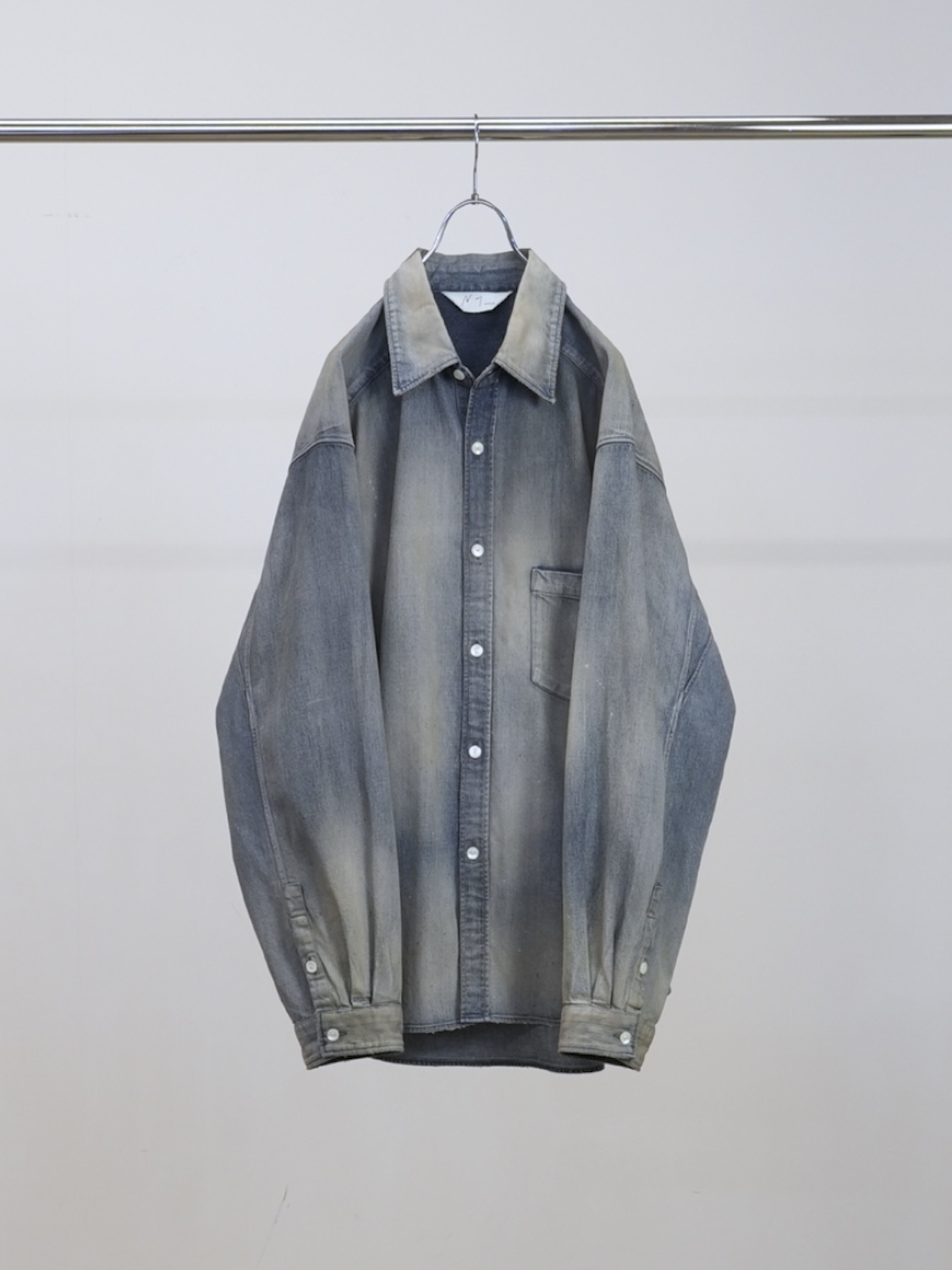 ANCELLM DENIM DRESS SHIRT INDIGO 2026SS