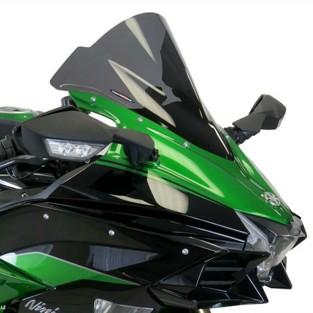 KAWASAKI >> Ninja H2 SX/SE(18-22)スポーツ・エアフロースクリーン Powerbronze