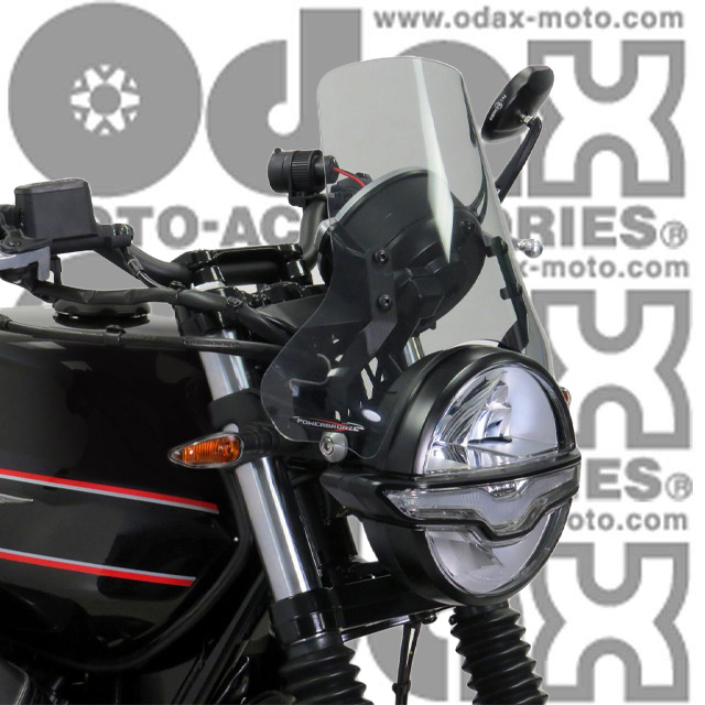 MOTO GUZZI >> V7STONE(21-)・V7SPECIAL(23-)・V7SE(23-) ネイキッド・スクリーン【ミドル】 PowerBronze