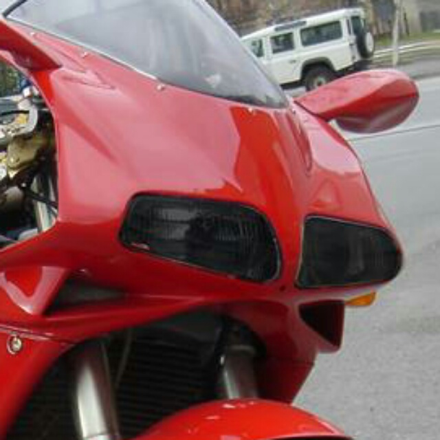 DUCATI >> 748/916/996/998（ALL） ヘッドライトレンズシールド Powerbronze