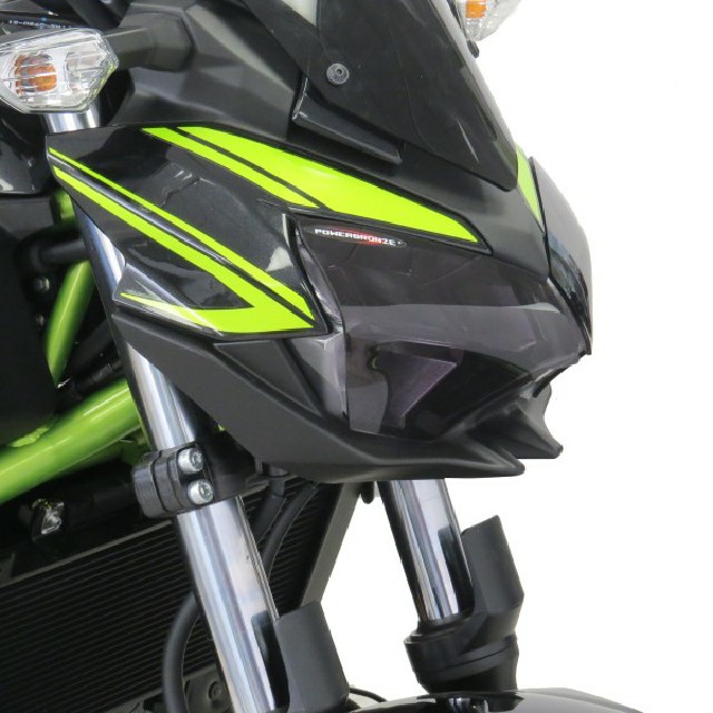 KAWASAKI >>Z650(20-) ヘッドライトレンズシールド Powerbronze